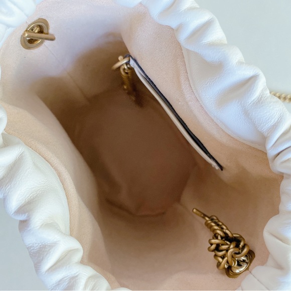 GG MARMONT MINI BUCKET BAG in white - Picture 3 of 10